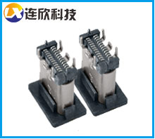 TYPE C連接器3.1立式 SMT母座長9.3/10.5MM